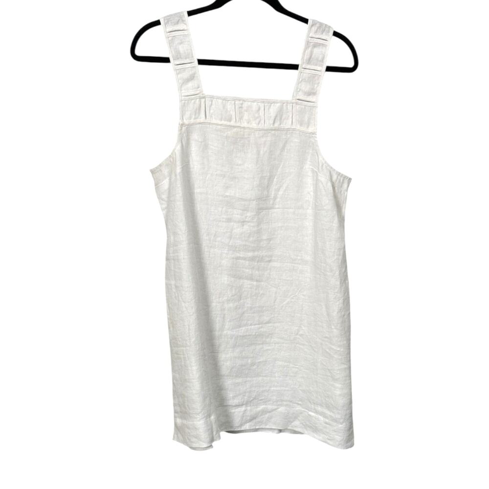 Madewell White Linen Dress Women's size 8